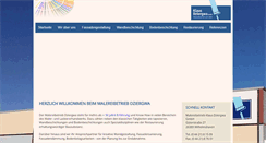 Desktop Screenshot of malereibetrieb-dziergwa.de